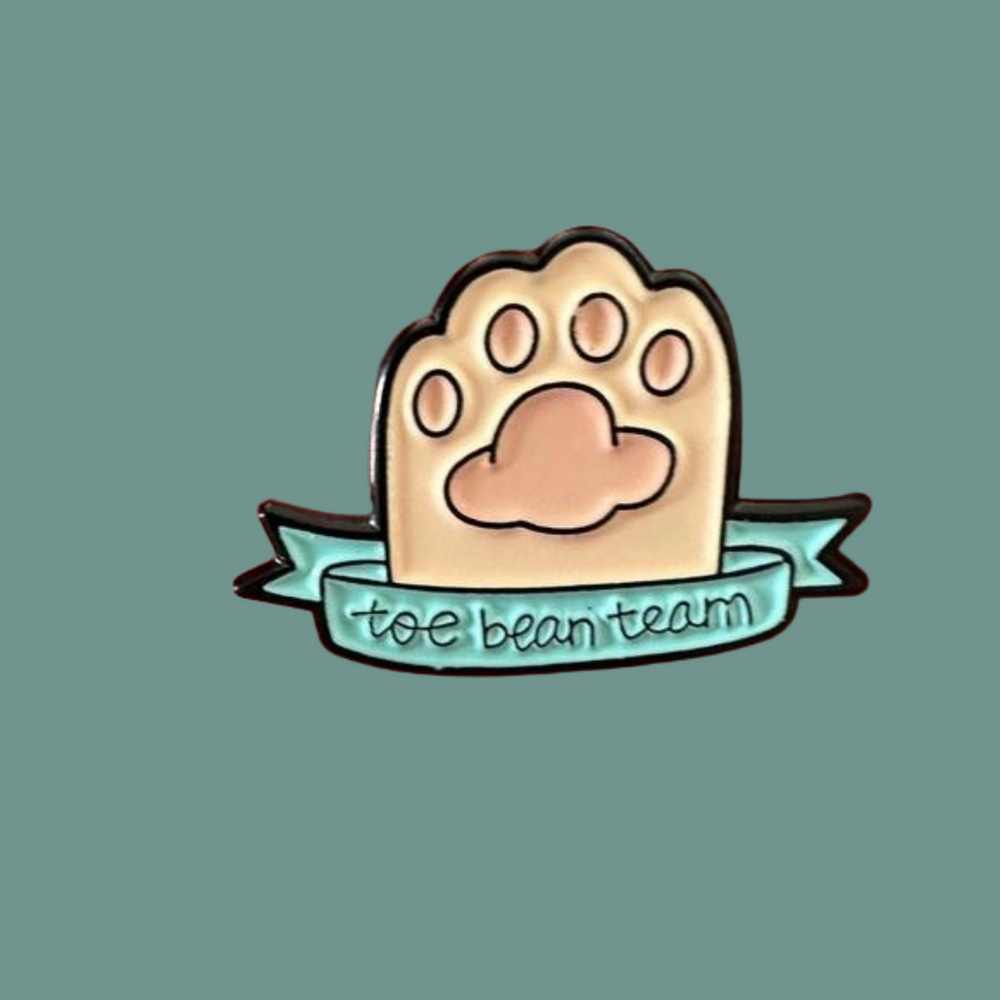 2 enamel pins. Toe beans are back. Make a bundle of 4 pins for $15